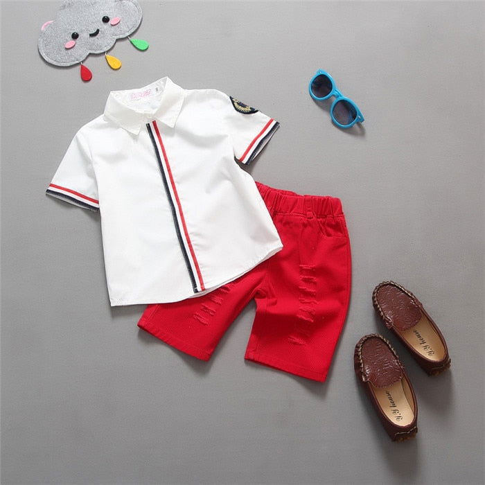 Children Clothing Sets Baby Boys Girls T Shirts+Shorts Pants Sports Suit Kids Clothes - CHRISTDEST GLOBAL SERVICE