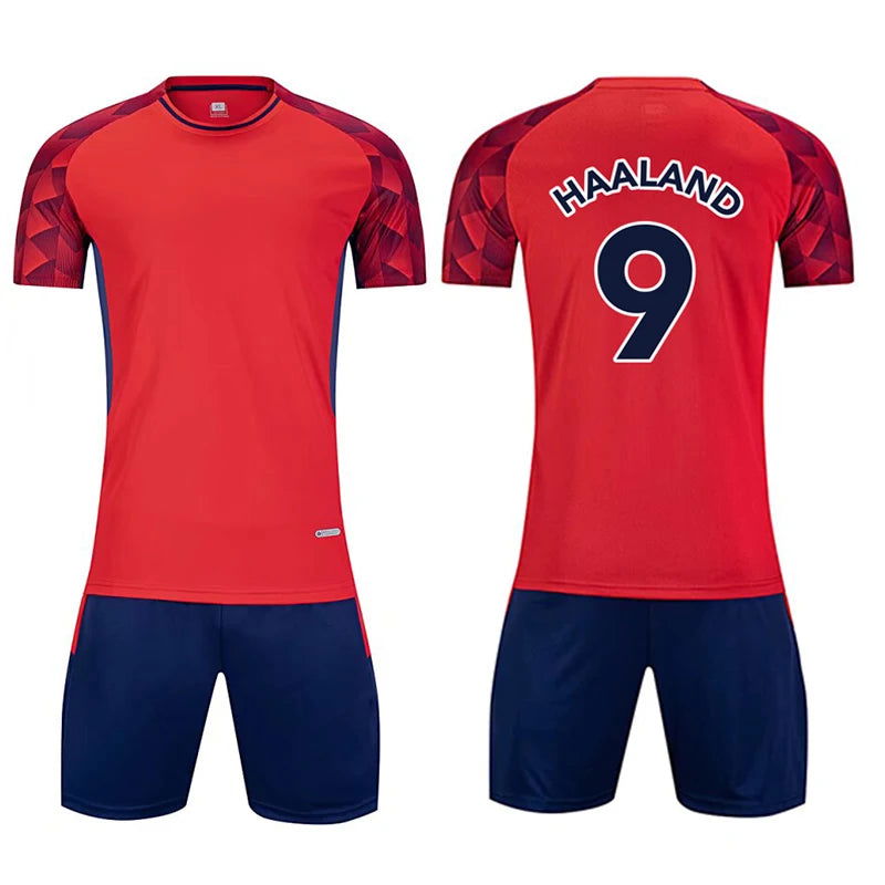 Children Football Jerseys Boys girl Soccer Sets Short Sleeve Football Uniforms Kids Soccer Tracksuit Team sports shirt - CHRISTDEST GLOBAL SERVICE