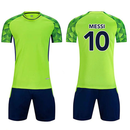Children's Summer Short-sleeved T-shirt Casual Tops girl Boys Clothing New Tshirt Set Kids Football Jersey - CHRISTDEST GLOBAL SERVICE
