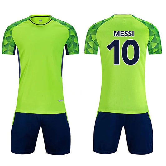 Children's Summer Short-sleeved T-shirt Casual Tops girl Boys Clothing New Tshirt Set Kids Football Jersey - CHRISTDEST GLOBAL SERVICE