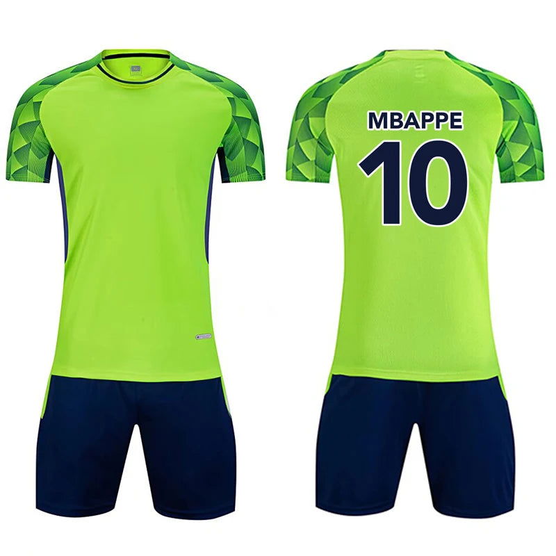 Children's Summer Short-sleeved T-shirt Casual Tops girl Boys Clothing New Tshirt Set Kids Football Jersey - CHRISTDEST GLOBAL SERVICE