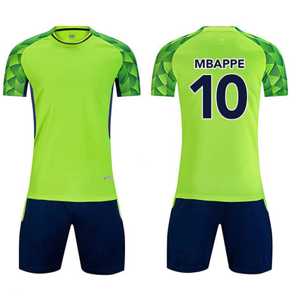 Children's Summer Short-sleeved T-shirt Casual Tops girl Boys Clothing New Tshirt Set Kids Football Jersey - CHRISTDEST GLOBAL SERVICE