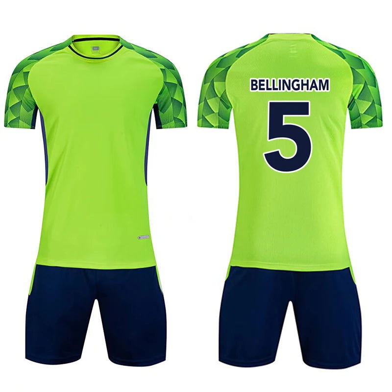 Children's Summer Short-sleeved T-shirt Casual Tops girl Boys Clothing New Tshirt Set Kids Football Jersey - CHRISTDEST GLOBAL SERVICE