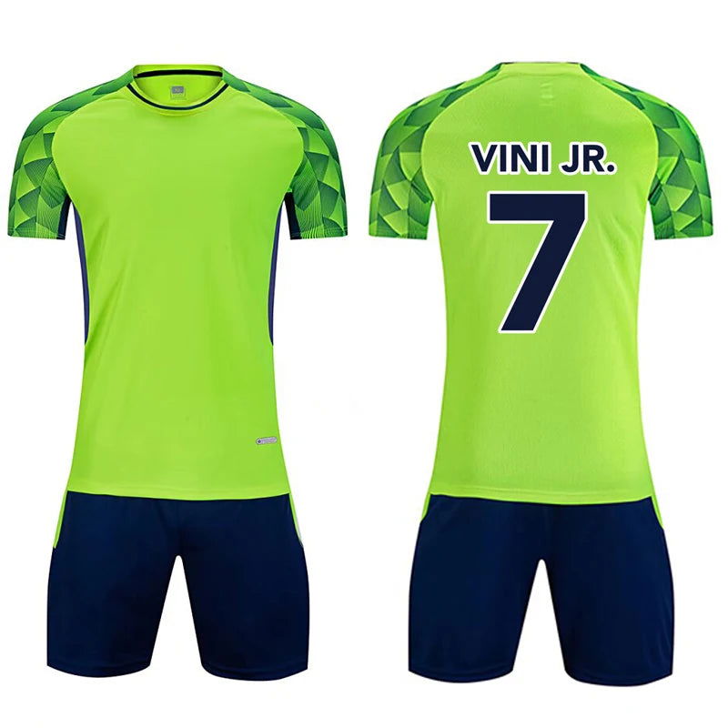 Children's Summer Short-sleeved T-shirt Casual Tops girl Boys Clothing New Tshirt Set Kids Football Jersey - CHRISTDEST GLOBAL SERVICE