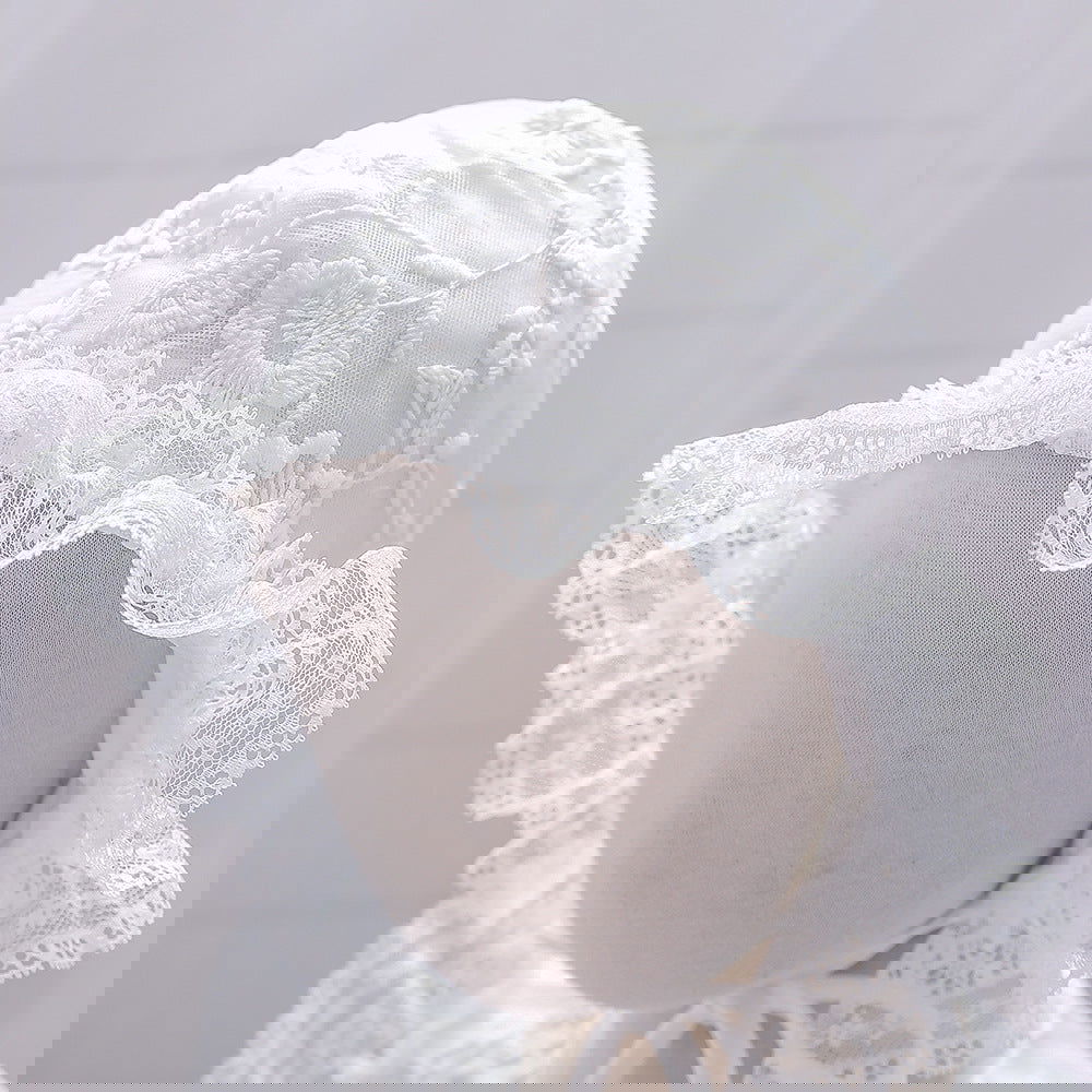 Children's white wedding princess dress pattern lace - CHRISTDEST GLOBAL SERVICE
