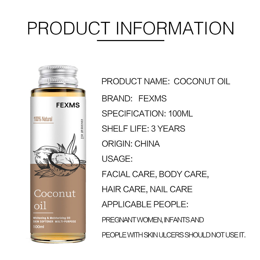 Coconut Skin Care Massage Body Care Essential Oil - CHRISTDEST GLOBAL SERVICE