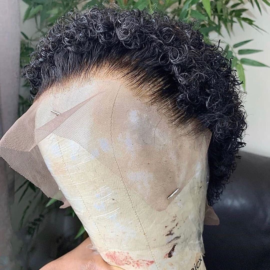 Cut Real Hair Front Lace Wig - CHRISTDEST GLOBAL SERVICE