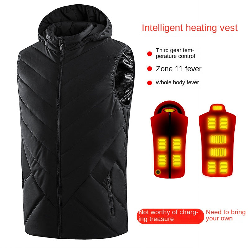 Hot vest for men and women, heating suit with constant temperature heating, couple's vest