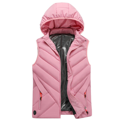 Hot vest for men and women, heating suit with constant temperature heating, couple's vest