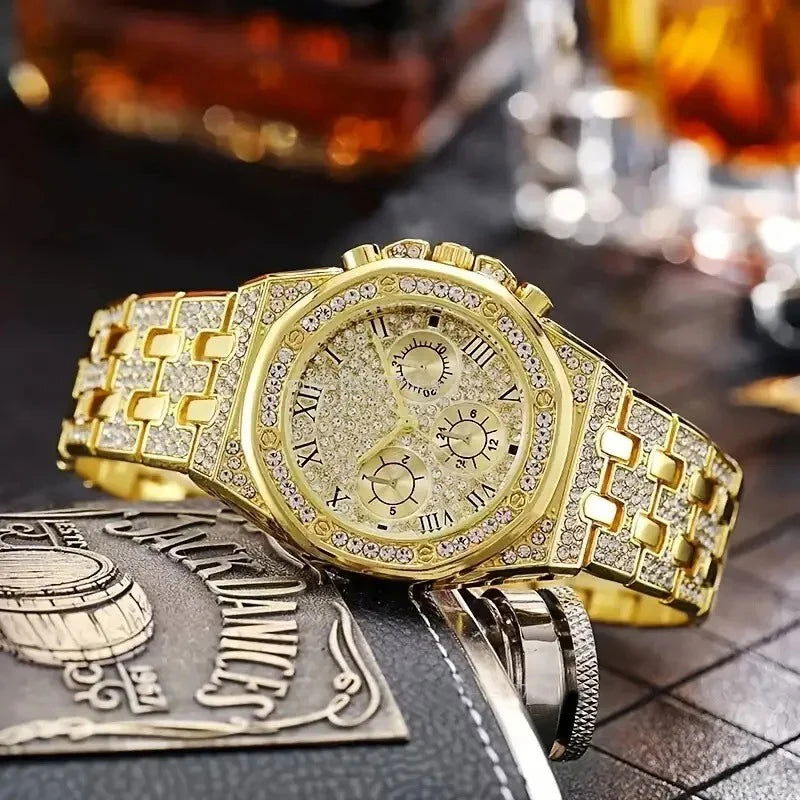 Diamond Women Watches Gold Watch Ladies Wrist Watches Luxury Brand Rhinestone Womens Bracelet Watches Female Relogio - CHRISTDEST GLOBAL SERVICE