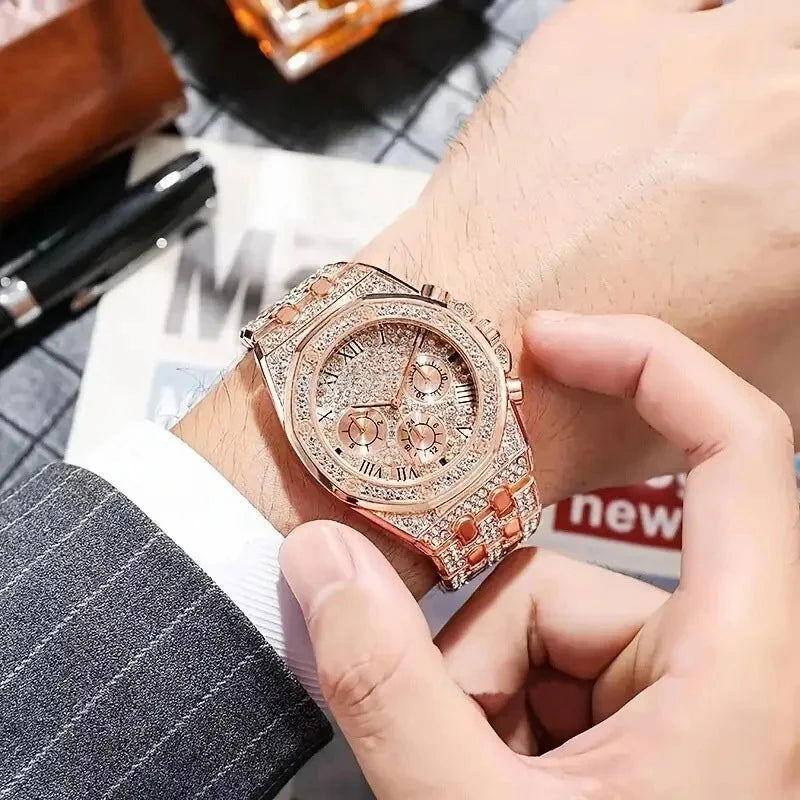 Diamond Women Watches Gold Watch Ladies Wrist Watches Luxury Brand Rhinestone Womens Bracelet Watches Female Relogio - CHRISTDEST GLOBAL SERVICE