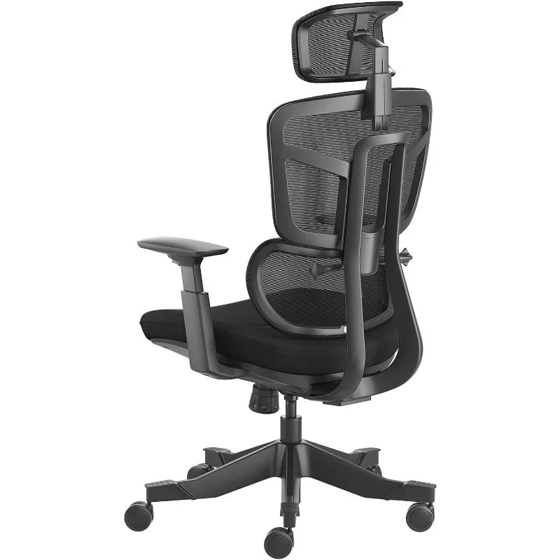 E8 Ergonomic Office Chair Elastic Adaptative Adjustment Back Lumbar Support Computer Chair High-Density Breathable Mesh - CHRISTDEST GLOBAL SERVICE
