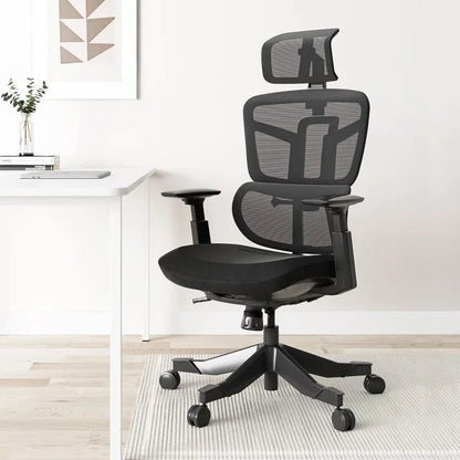 E8 Ergonomic Office Chair Elastic Adaptative Adjustment Back Lumbar Support Computer Chair High-Density Breathable Mesh - CHRISTDEST GLOBAL SERVICE