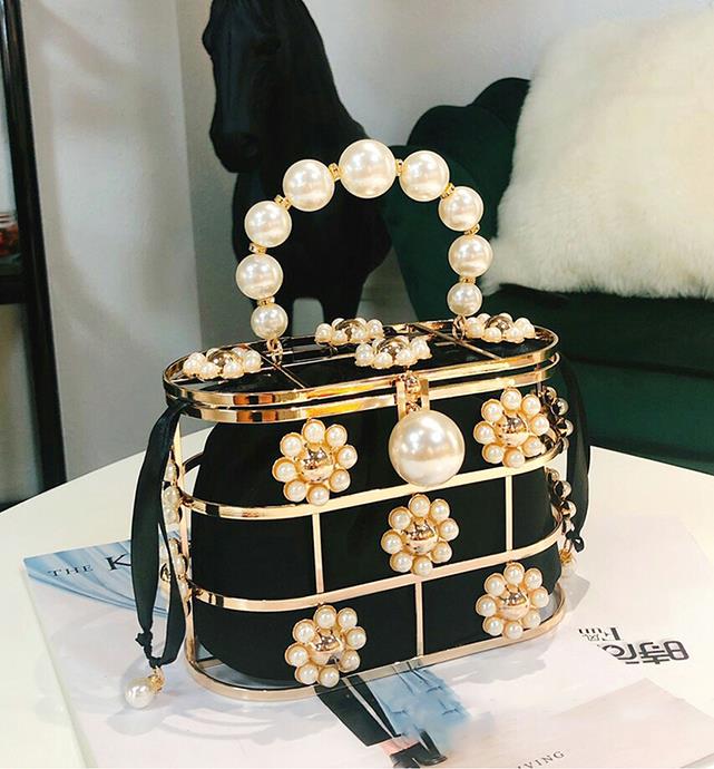 Leopard Zebra Pattern Diamonds Basket Evening Clutch Bags Women Luxury Purses Preal Beaded Metallic Handbags Ladies Wedding Bag