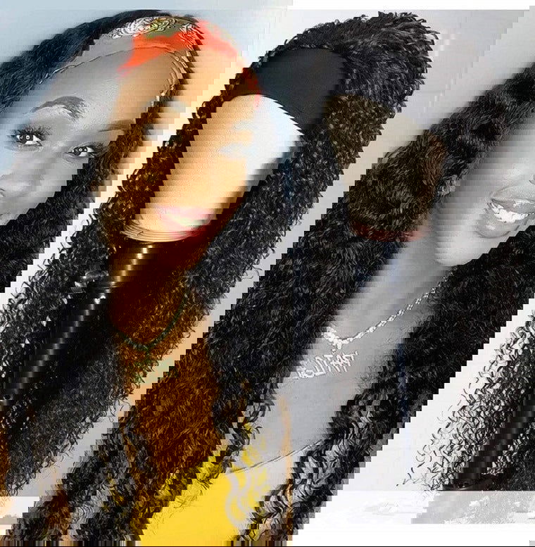 Europe,America,African Small Curly Hair Black Fluffy Chemical Fiber Hair With Wig Headgear - CHRISTDEST GLOBAL SERVICE