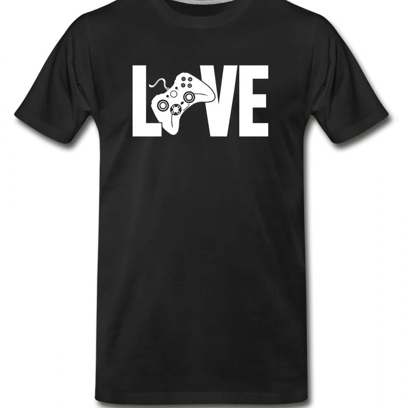 European And American Digital Game Machine Printed Casual Round Neck T-shirt - CHRISTDEST GLOBAL SERVICE