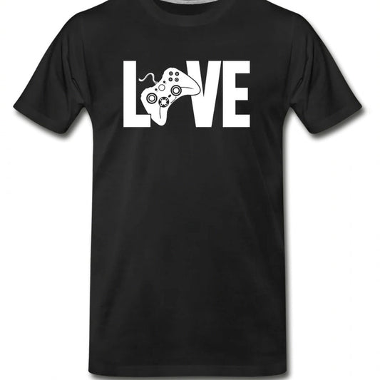 European And American Digital Game Machine Printed Casual Round Neck T-shirt - CHRISTDEST GLOBAL SERVICE