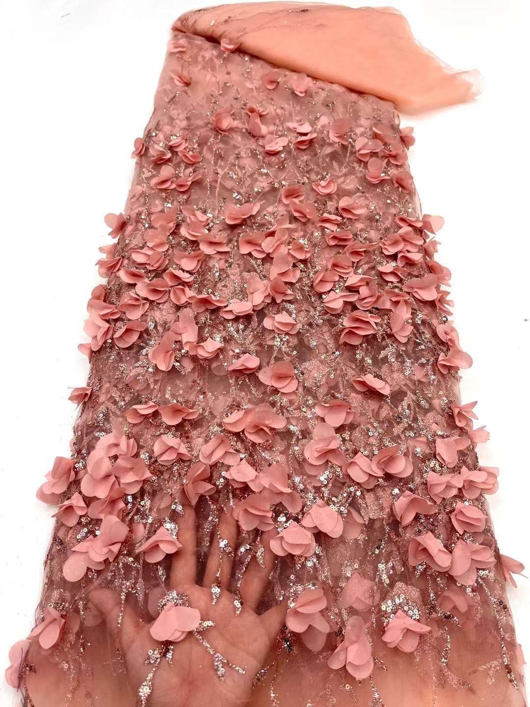 Fashion Embroidery Fabric Solid Lace Lace Gauze - CHRISTDEST GLOBAL SERVICE