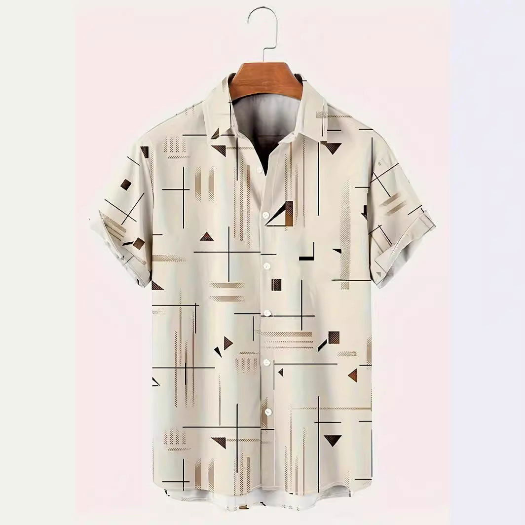 Fashion Printed Shirt Summer Menswear Printing - CHRISTDEST GLOBAL SERVICE