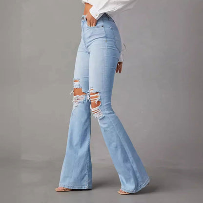 Fashion Temperament Wide-leg Jeans Women - CHRISTDEST GLOBAL SERVICE