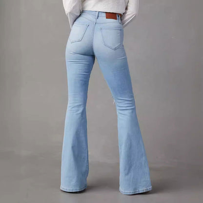 Fashion Temperament Wide-leg Jeans Women - CHRISTDEST GLOBAL SERVICE