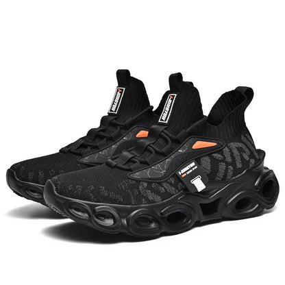 Fashionable new casual shoes, running shoes fly woven outer wear, knife edge shoes, comfortable sports shoes, trendy men's shoes - CHRISTDEST GLOBAL SERVICE