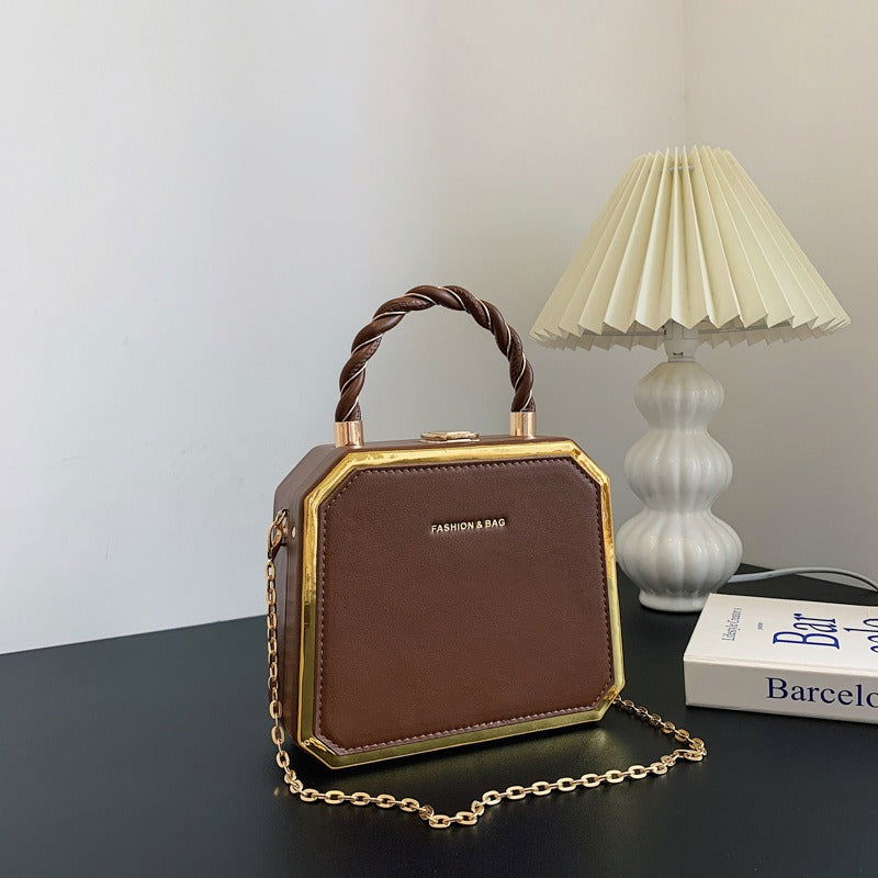 Fashionable small square bag stylish simple and exquisite chain crossbody bag - CHRISTDEST GLOBAL SERVICE