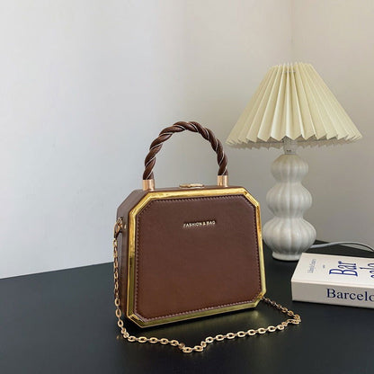 Fashionable small square bag stylish simple and exquisite chain crossbody bag - CHRISTDEST GLOBAL SERVICE
