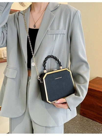 Fashionable small square bag stylish simple and exquisite chain crossbody bag - CHRISTDEST GLOBAL SERVICE