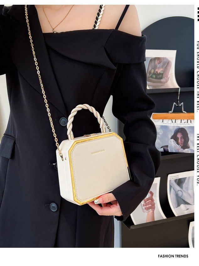 Fashionable small square bag stylish simple and exquisite chain crossbody bag - CHRISTDEST GLOBAL SERVICE