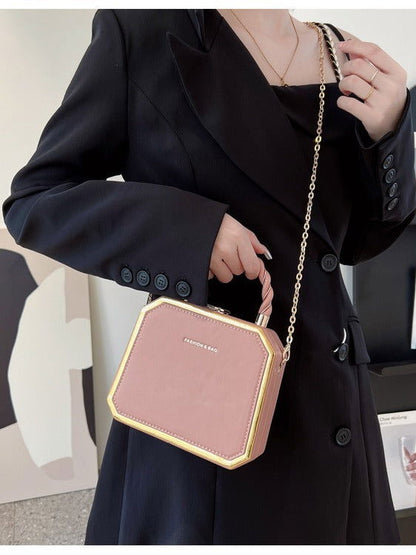 Fashionable small square bag stylish simple and exquisite chain crossbody bag - CHRISTDEST GLOBAL SERVICE