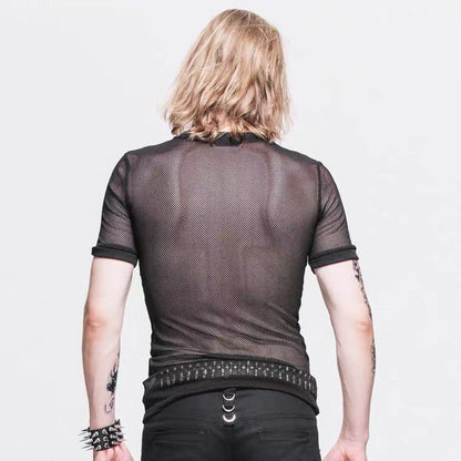 Fishnet Series See-through Net Hole Mesh Top Hollow T-shirt Sexy - CHRISTDEST GLOBAL SERVICE