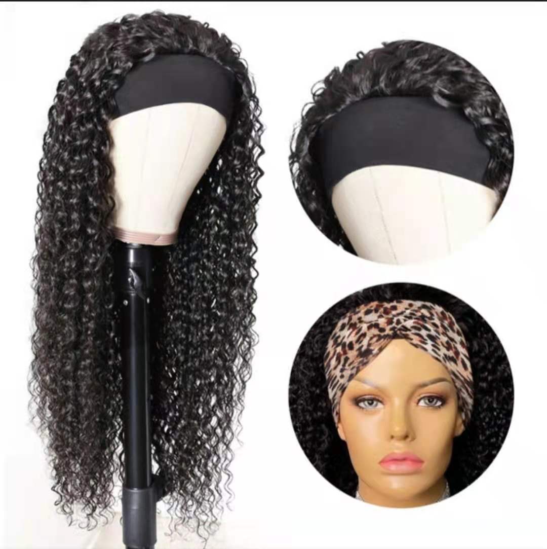 Fluffy Headband Velcro African Curly Hair - CHRISTDEST GLOBAL SERVICE