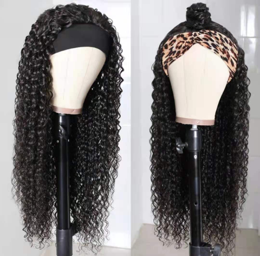 Fluffy Headband Velcro African Curly Hair - CHRISTDEST GLOBAL SERVICE