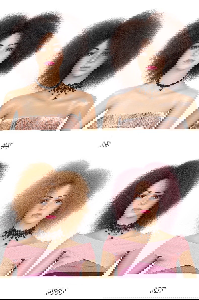 Fluffy curly hair wig - CHRISTDEST GLOBAL SERVICE