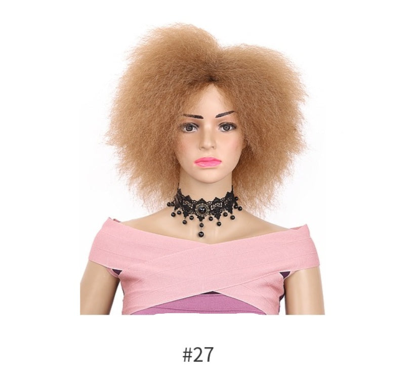 Fluffy curly hair wig - CHRISTDEST GLOBAL SERVICE