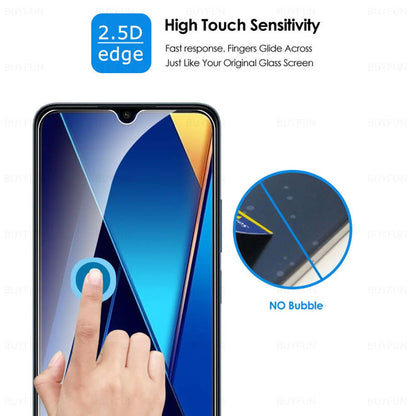 For Xiaomi Poco C65 Glass 1-4Pcs Tempered Glass Pocco Pofo Poxo Little C 65 65C PocoC65 4G 2023 6.74inch Screen Protector Cover - CHRISTDEST GLOBAL SERVICE