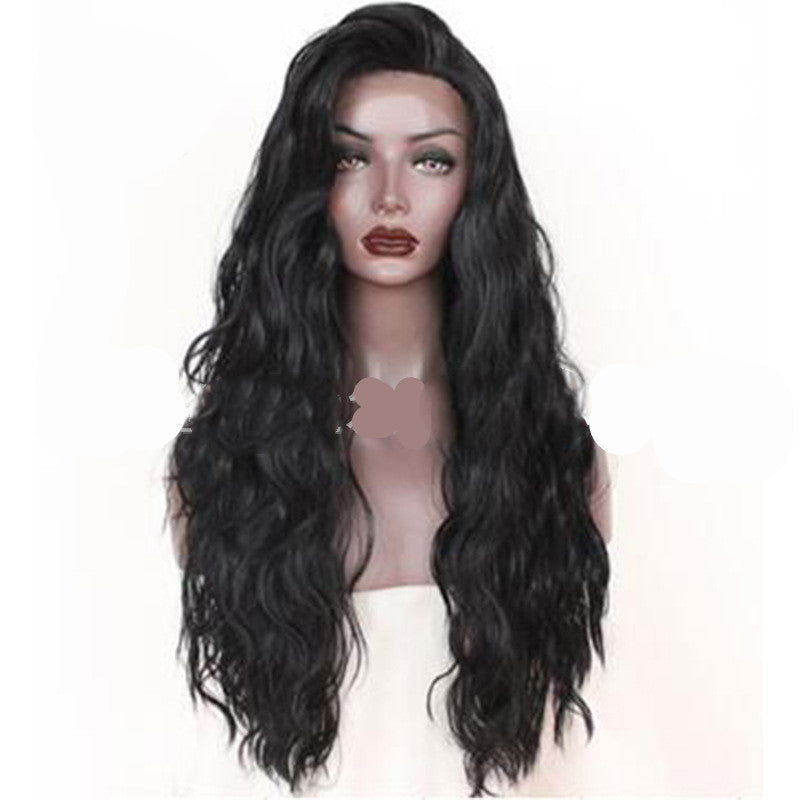Front lace synthetic long curly hair - CHRISTDEST GLOBAL SERVICE