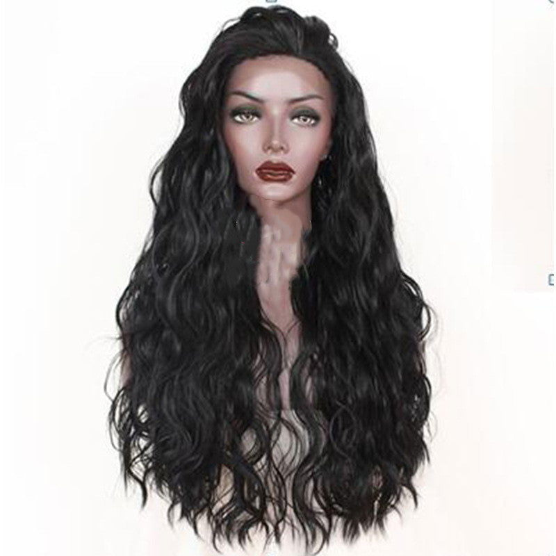 Front lace synthetic long curly hair - CHRISTDEST GLOBAL SERVICE