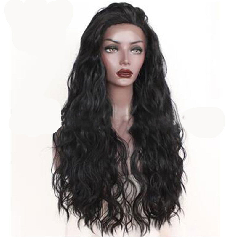 Front lace synthetic long curly hair - CHRISTDEST GLOBAL SERVICE