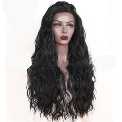 Front lace synthetic long curly hair - CHRISTDEST GLOBAL SERVICE