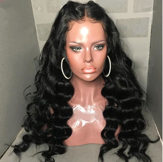 Full lace mid-length curly hair - CHRISTDEST GLOBAL SERVICE