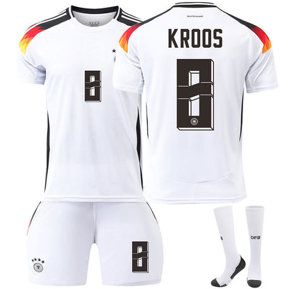 Germany home No. 13 Muller European Cup jersey 7 Havertz 8 Kroos football uniform men's suit - CHRISTDEST GLOBAL SERVICE
