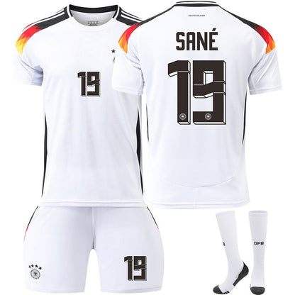 Germany home No. 13 Muller European Cup jersey 7 Havertz 8 Kroos football uniform men's suit - CHRISTDEST GLOBAL SERVICE