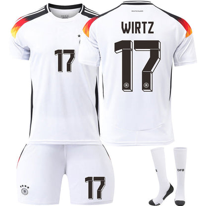 Germany home No. 13 Muller European Cup jersey 7 Havertz 8 Kroos football uniform men's suit - CHRISTDEST GLOBAL SERVICE