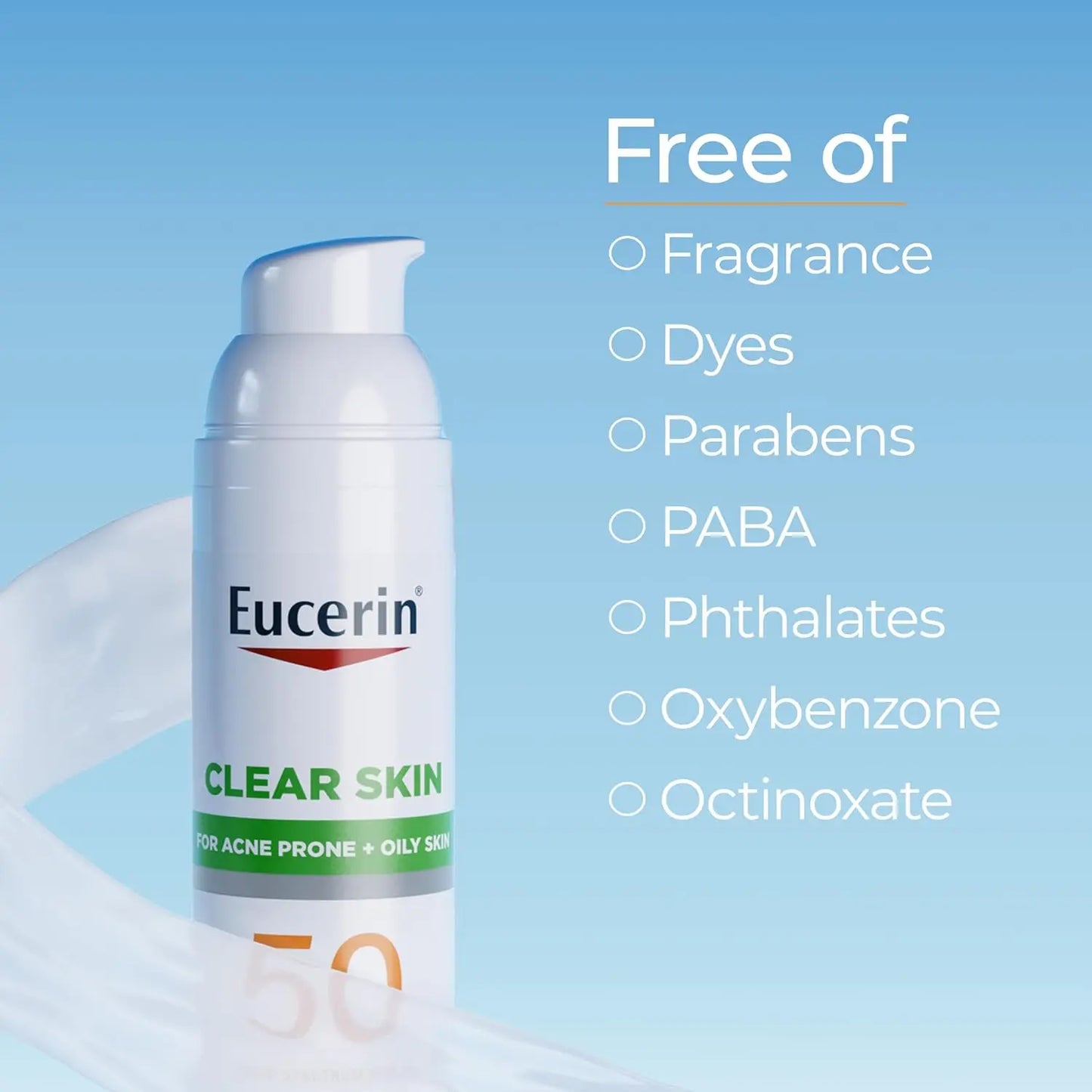 Eucerins Private Label Organic Facial Whitening Anti Ageing Oil Free Sun Screen Cream Sunblock Cream Korean Sunscreen Spf50+