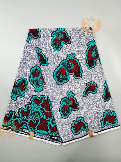 Veritable Wax Guaranteed Real wax print fabric dutch hollandais pagne africa Dress 100% Cotton n11 - CHRISTDEST GLOBAL SERVICE