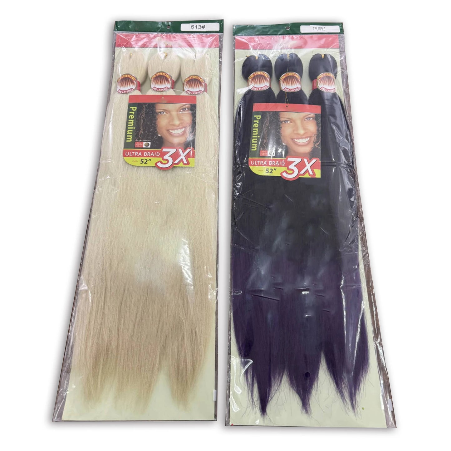 Wholesale 3x Prestretched 26-inch Stretch Braided Hot Water Shaping Ombre Easy Braid Synthetic Wig and Crochet Hair Extensions