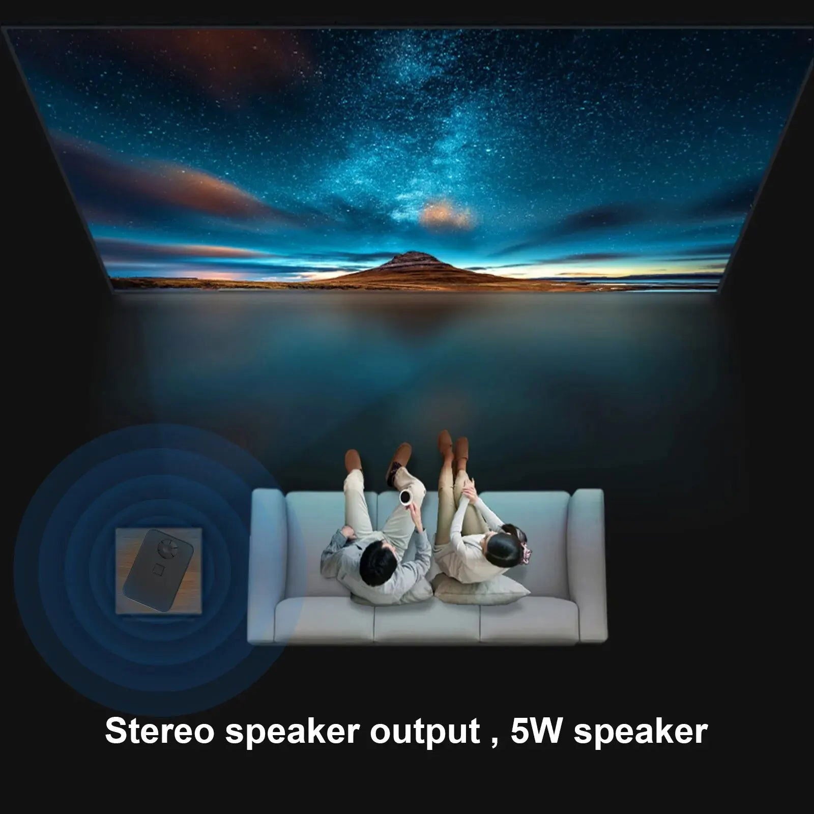 HONGTOP S30MAX Android Wifi 4k Smart Portable Projector with WiFi and Bluetooth Pocket Outdoor 4K 9500L Android 10.0 Projector - CHRISTDEST GLOBAL SERVICE