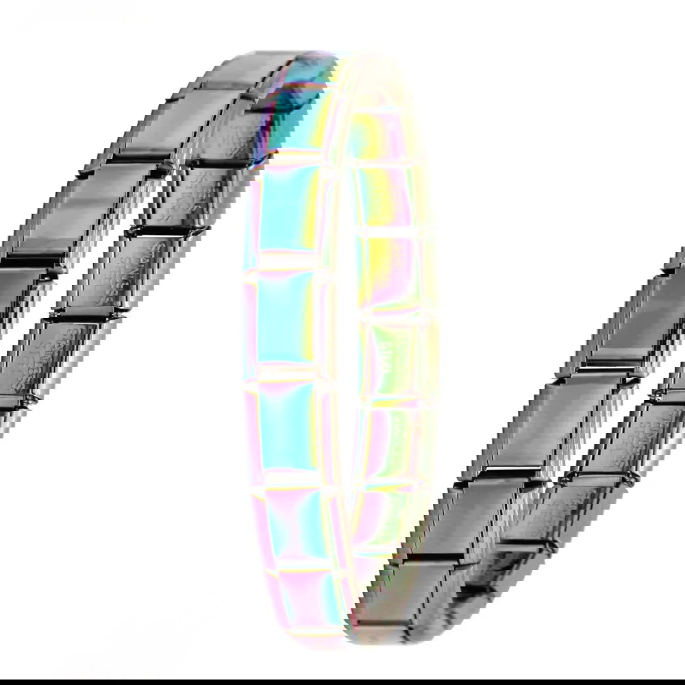 Hapiship New Women's Jewelry 9mm Width Itanlian Elastic Charm Bracelet Fashion Stainless Steel Bangle ST- - CHRISTDEST GLOBAL SERVICE